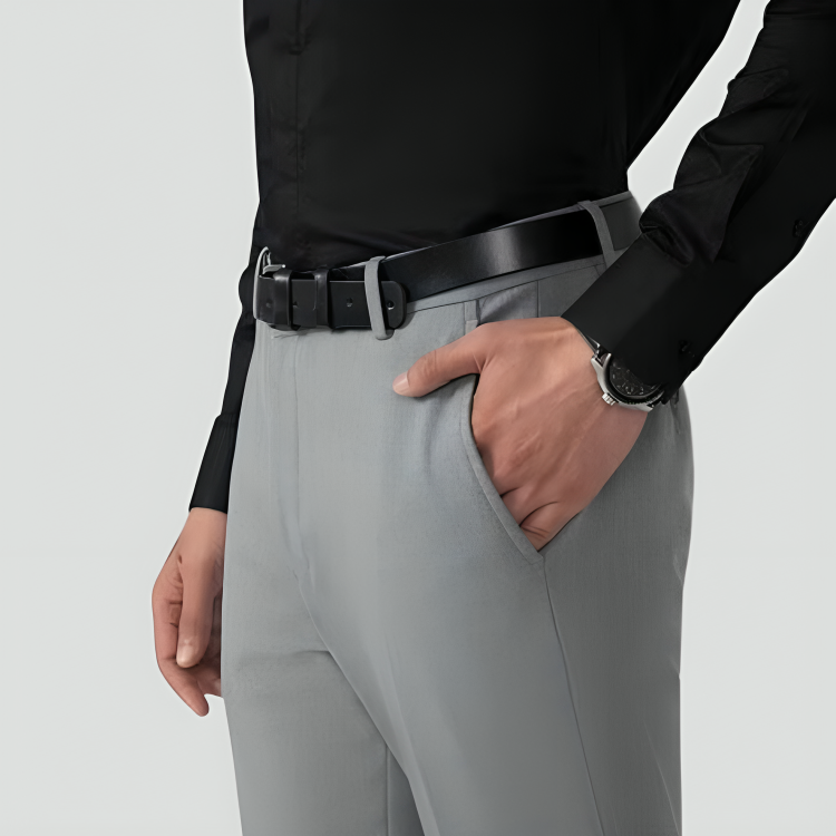 Calça Social Alfaiataria Chumbo