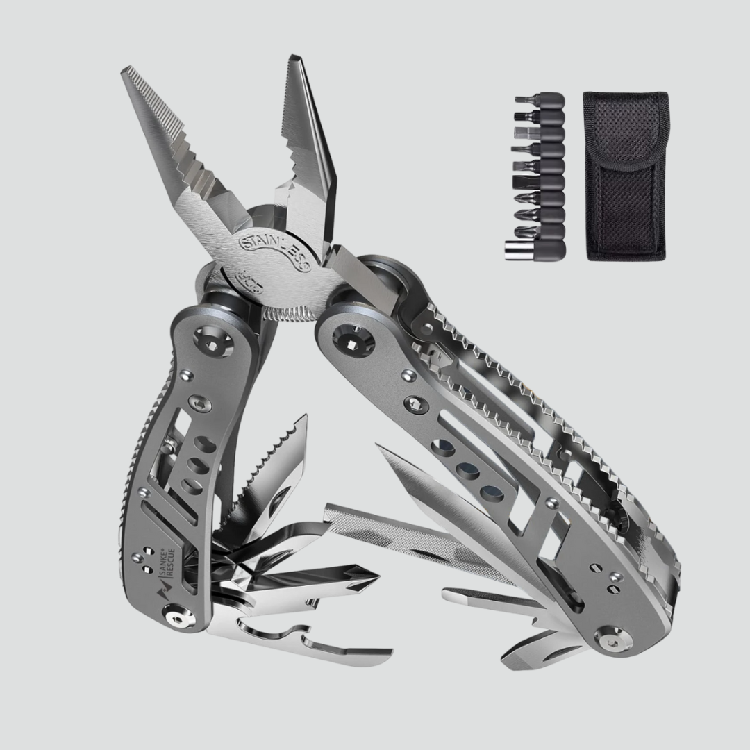 Leather® - Alicate Profissional Multitool 24 em 1 (+BRINDE EXCLUSIVO)