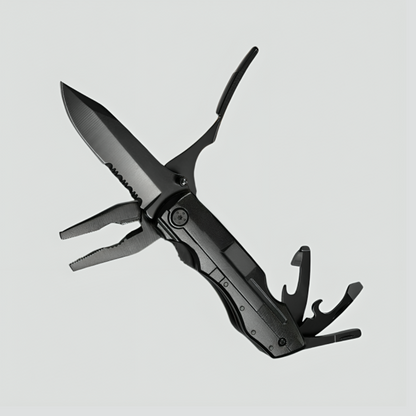 Silence® - Faca com Alicate Profissional Multitool 9 em 1 (+ Brinde Exclusivo)