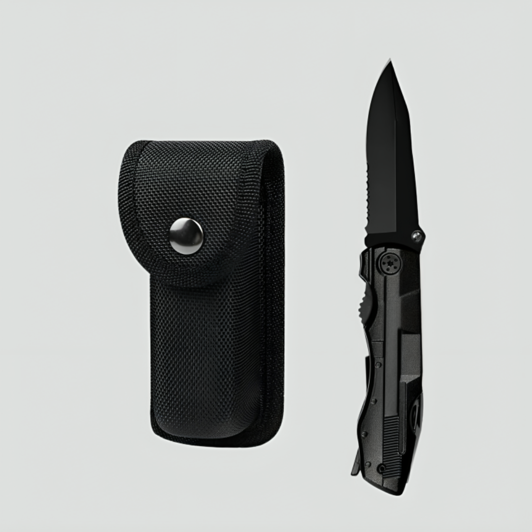 Silence® - Faca com Alicate Profissional Multitool 9 em 1 (+ Brinde Exclusivo)