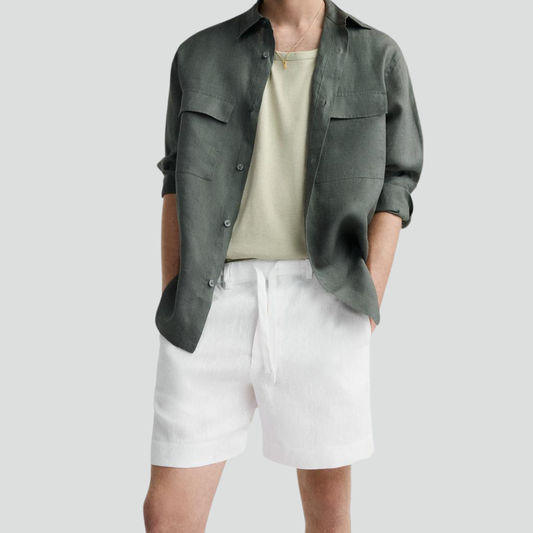 Short Capri de Linho