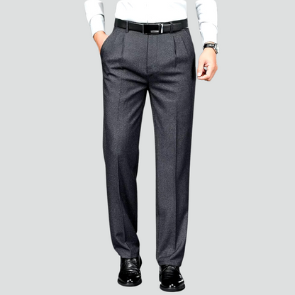 Calça Social Tailor Made Alfaiataria Cinza Chumbo e Claro